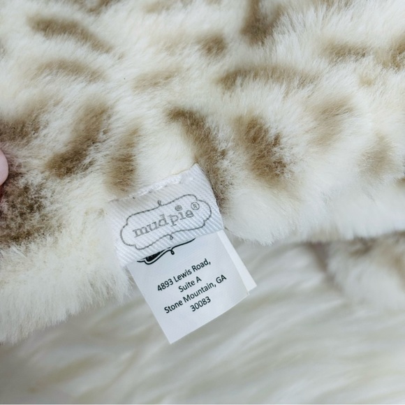 Mudpie Lovie Cheetah Leopard Cat Plush Stuffed Animal Baby Blanket NWOT - Picture 6 of 9